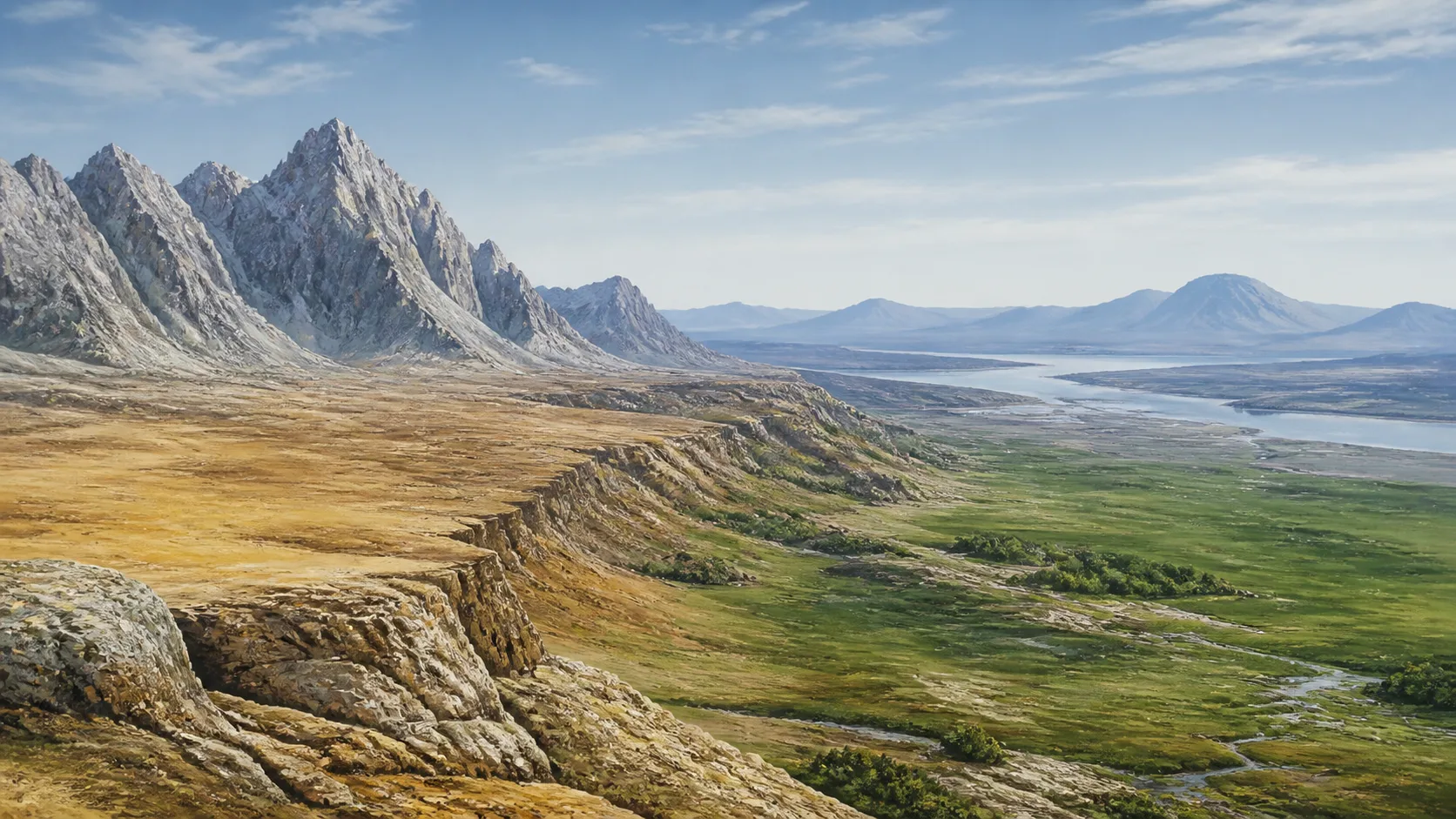 Varied geological regions of Sel